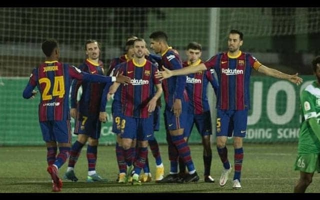 2度PK失敗のバルサ 3部相手に辛勝...延長戦でデンベレが強烈な一撃