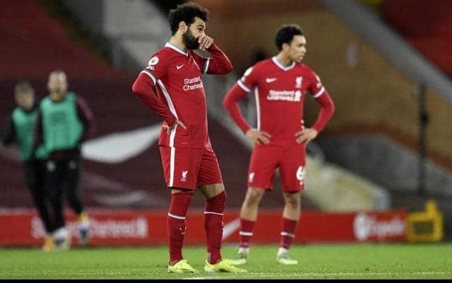 「トップ4も心配」OBのキャラガー氏が5試合未勝利と絶不調のリバプールを懸念「タイトルは遠ざかっている」