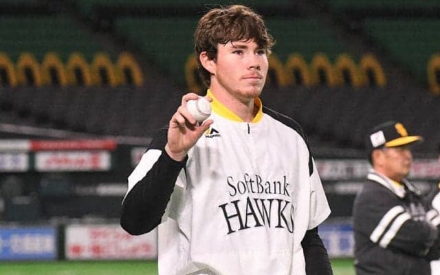 ホークス有望株スチュワートJr.が来日　新型コロナ陰性、2月上旬にキャンプ合流か
