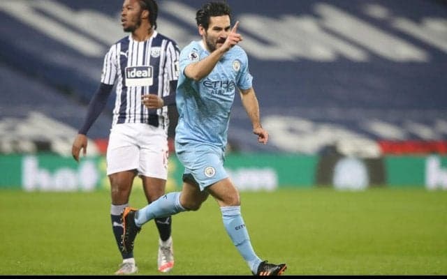 WBAに5発圧勝のシティが7連勝で今季初の首位浮上《プレミアリーグ》