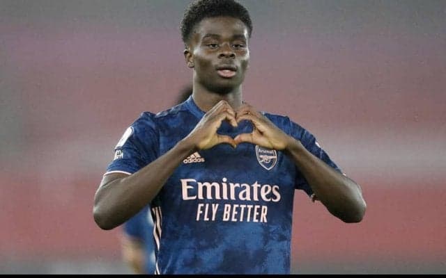 セインツ戦1G1Aと活躍続くアーセナルのサカ、「今の成績には本当に満足」と自賛