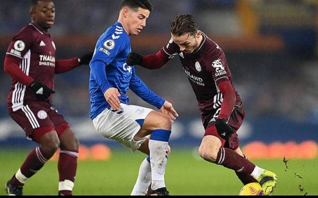 エバートンvsレスターの上位対決は痛み分け!　ハメスが“右足”でファインゴールで先制も、ティーレマンスが同点弾《プレミアリーグ》