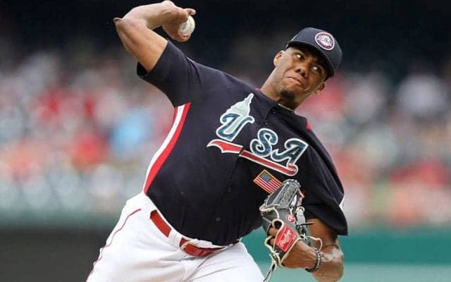 【MLB】「かめはめ波」「とんでもない球」166キロ剛腕の“捕手目線”投球動画にファン驚愕