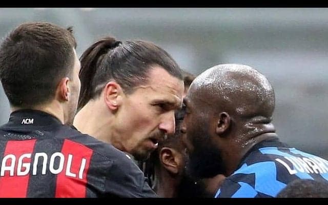 イブラとルカク カップ戦1試合出場停止に...ダービーでの乱闘騒動に処分