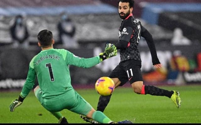 圧巻2ゴールのサラー、リバプールでイアン・ラッシュ氏以来の記録樹立