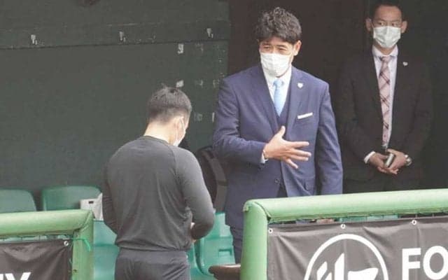 侍ジャパン稲葉監督が楽天キャンプ視察　松井＆浅村らと会話、田中将大への発言注目