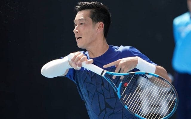 杉田祐一はストレートで2回戦敗退。世界21位のサービスゲームを崩せず