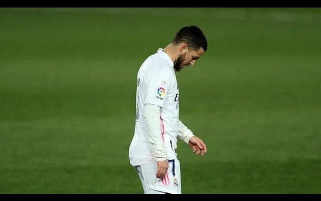 アザールが今季3度目の負傷、4～6週間離脱でCLの1stレグを欠場