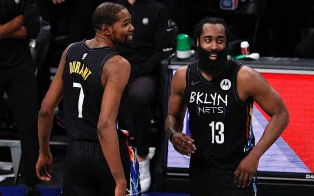 ネッツのケビン・デュラントがハーデンのディフェンスについて「彼は優秀なオールラウンドディフェンダー」