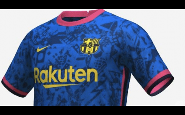2021-22は青で勝負!? バルサ 来季の3rdユニ候補が早くも話題に...