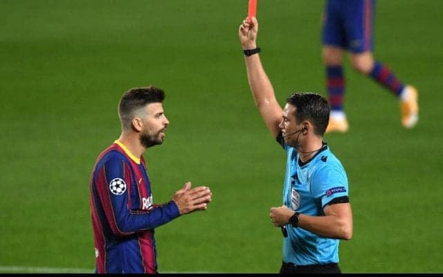 審判に対する不適切発言…ピケ、最大12試合の出場停止処分に？