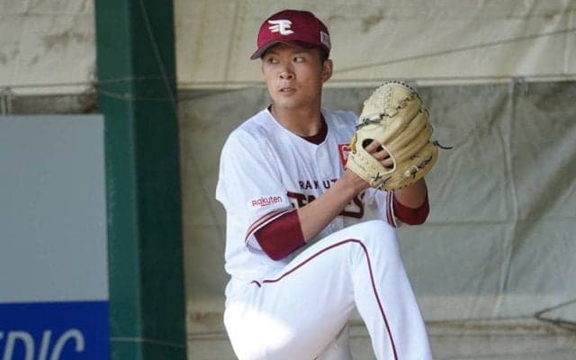 楽天ドラ1早川、キャンプ3度目ブルペンで最多102球　島内、辰己が打席に入る場面も