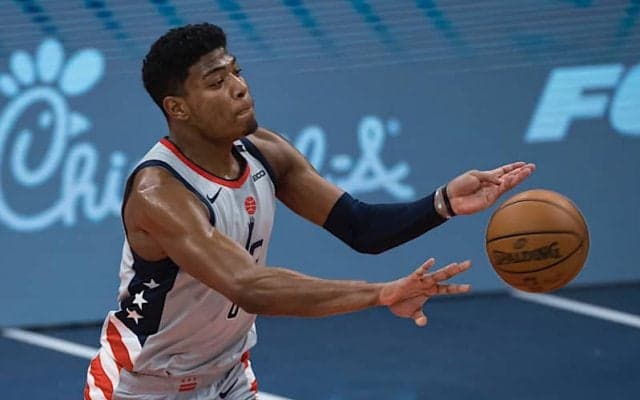 前半からヒートに大きく突き放されたウィザーズ…八村は3ポイント2本含む12得点3アシストを記録