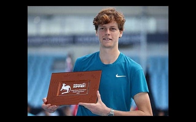  19歳シナーがキャリア2勝目 