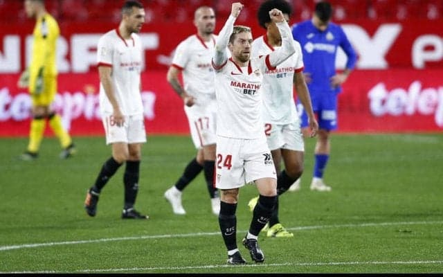 パプ・ゴメスがセビージャで初ゴール！「誰かに当たってもボールはゴールに向かうと確信していた」