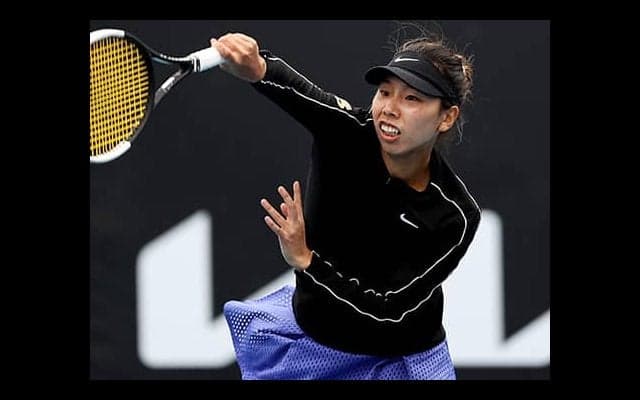  日比万葉 全豪OP初の2回戦ならず 