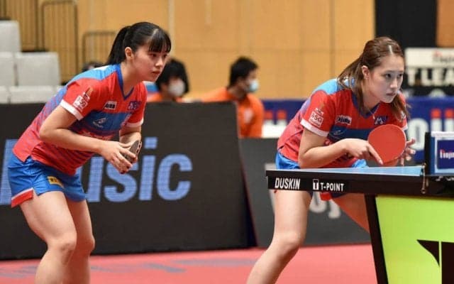 石川佳純が命名“ジェットコースターダブルス”　首位KA神奈川を支える長﨑/浜本ペア