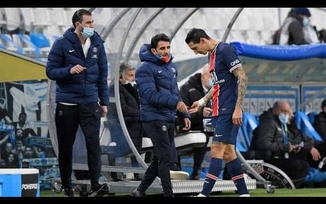 ディマリア、バルサとの欧州CL1stレグを欠場へ