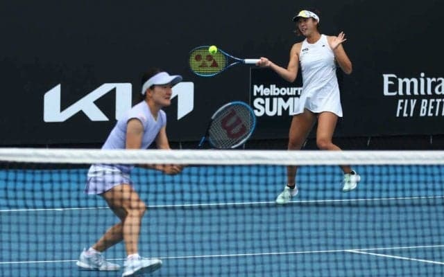 青山／柴原ペアが全豪OP女子ダブルス初戦突破！今季負けなしの9連勝