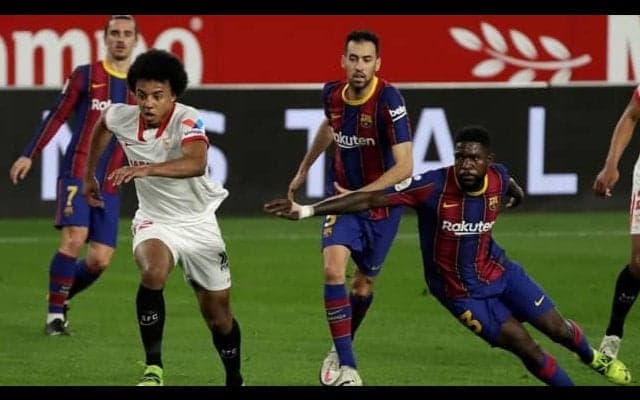 国王杯でセビージャに敗れたバルサ 敗因となったユムティティに最低評価「3」