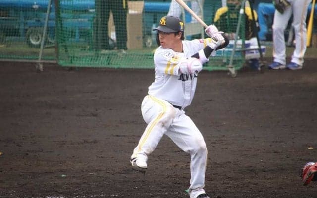 鷹ドラ3牧原巧、初のA組参加で“プロ初安打”「世界が違う感じがした」