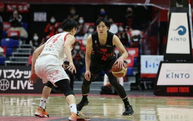 シーズンハイの26得点とエースの貫禄を見せた田中大貴「毎試合、アグレッシブにオフェンスを引っ張っていく意識を持っている」