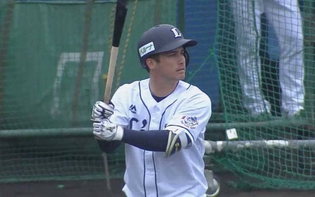 「これは脅威」「山賊がまた1人」　西武ドラ6新人、弾丸ライナー豪快弾が凄い