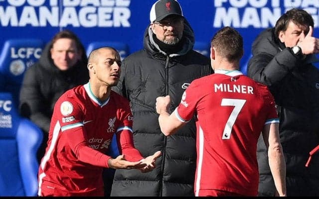 負傷交代ミルナーの状態は…？ クロップが語る