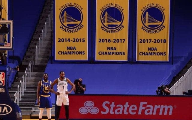 ケビン・デュラントとマッチアップしたドレイモンド・グリーン、ネッツの実力に太鼓判「東を勝ち抜くのはネッツ」