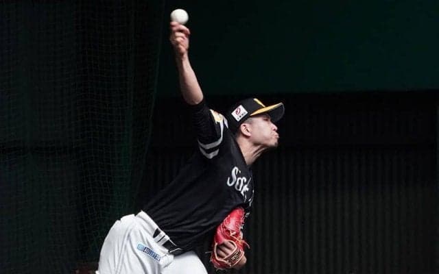 鷹・工藤監督「球は良かったですよ」　最速153キロの千賀初ブルペンに目を細める