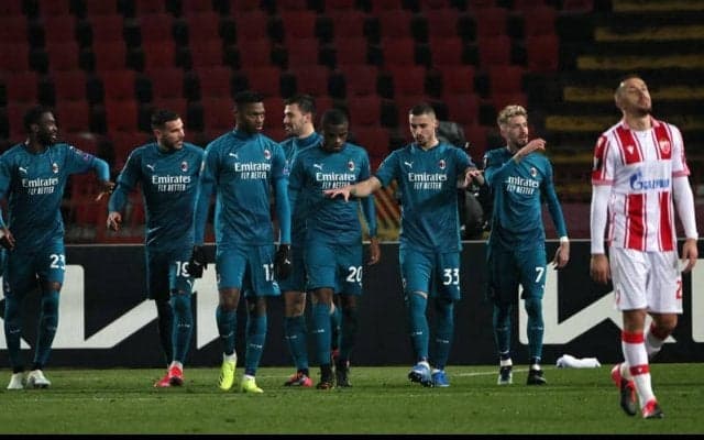 ミラノ・ダービー控えるミラン、主力温存で10人のツルヴェナにドロー《EL》