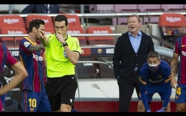 バルサ カディス戦は“因縁の”審判が担当、クラシコで物議を醸す判定