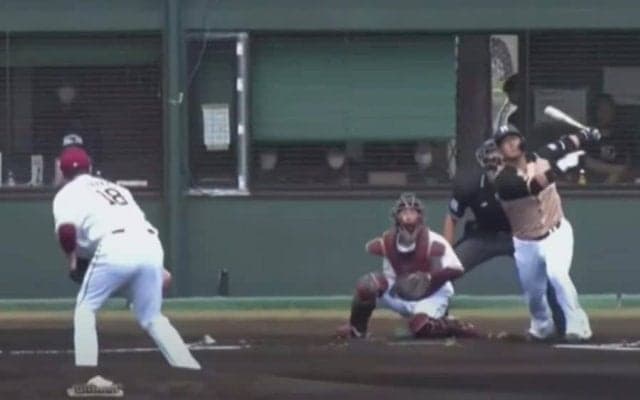 田中将から衝撃の一打　ハム中田の本塁打にファン驚愕「レフトフライかと思ったら…」