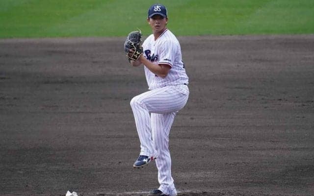 燕ドラ1木澤、バットへし折った　楽天相手に最速151キロ、2回無失点デビュー