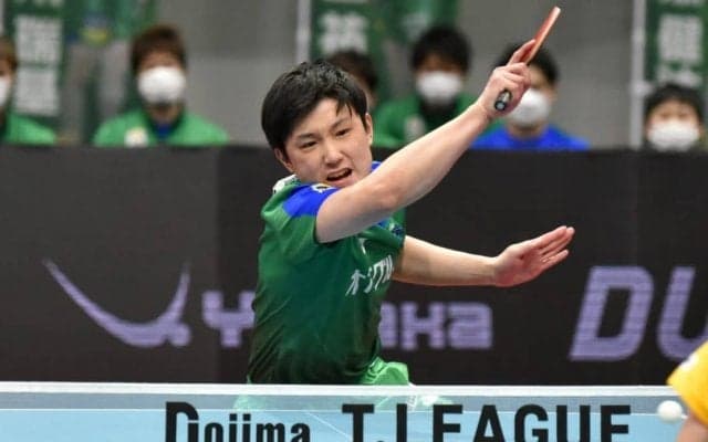 張本智和「日本のエースである以上、負けるわけにいかない」木下、最終戦でリーグ1位