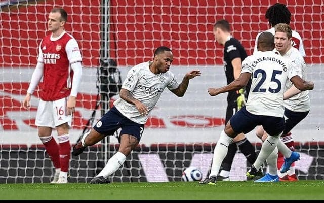 開始約1分半のスターリング弾が決勝点!　シティがアーセナル退けて公式戦18連勝!《プレミアリーグ》