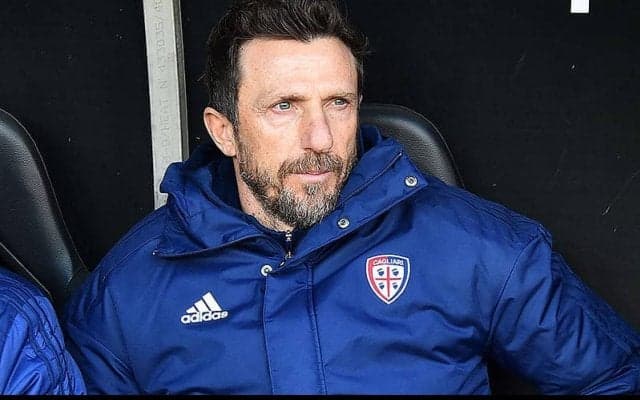 カリアリ、1月に契約延長したディ・フランチェスコ監督を解任！後釜はセンプリチ氏か