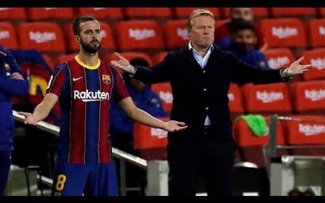 ピャニッチにバルサ監督も“うんざり”？先発するも前半のみのプレー