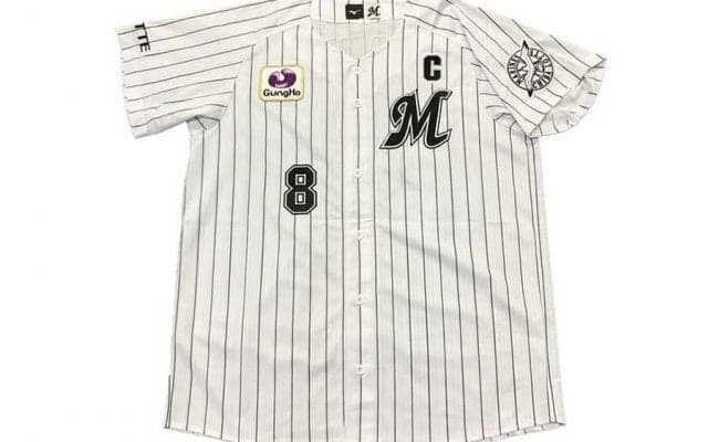 ロッテ中村奨吾のキャプテンマーク付きユニ販売　ファンの要望受けて実物を忠実に再現