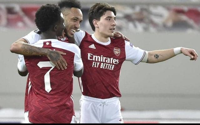 劇的ゴールでELベスト16進出のアーセナル、アルテタ監督は「希望を与えてくれた」と感謝