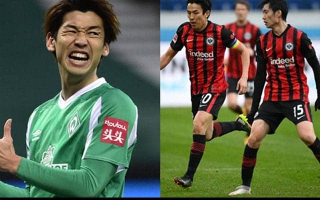 【ブンデス第23節プレビュー】金曜に大迫vs鎌田&長谷部の日本人対決