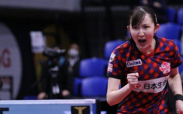 劇的決着　日本生命がTリーグ3連覇　早田ひなが木村香純にリベンジ