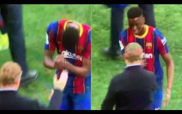 メッシの得点アシストのバルサ18歳 クーマンに畏敬の念を抱く