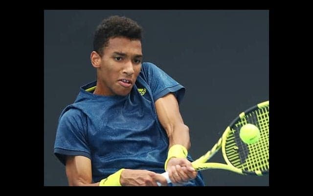  錦織との初戦に向けて調整 