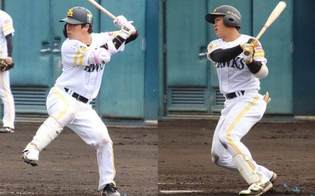 鷹の新人2人が宮崎最終日に躍動　ドラ1井上2安打3打点、ドラ3牧原巧3安打2打点