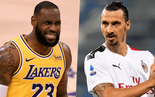 バスケ界のキング・レブロンとサッカー界のキング・イブラヒモビッチの間で口論勃発