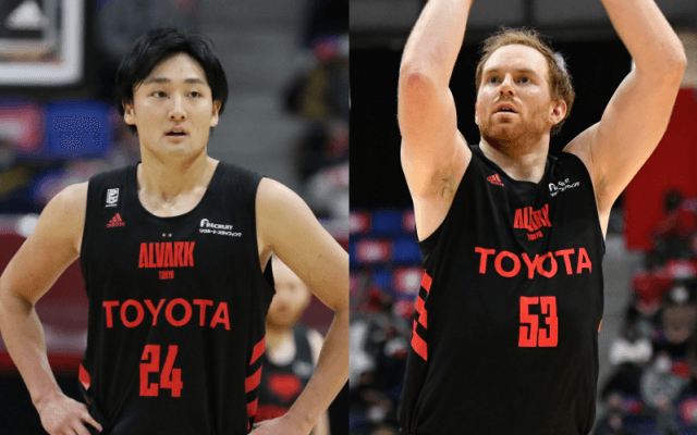 アルバルク東京の田中大貴がヒラメ筋損傷で全治4週間、カークも腰痛症で全治未定