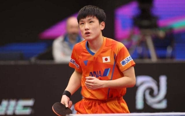 張本智和、“日韓同世代対決”制しベスト4進出＜卓球・WTTコンテンダードーハ＞