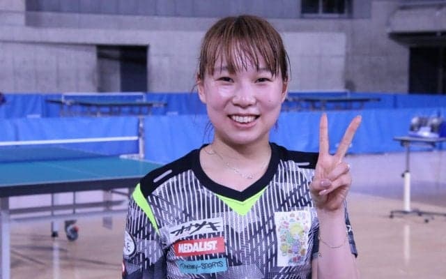 松平志穂が“新婚V”　男子は中大・小野寺が制す＜東京卓球優勝大会＞