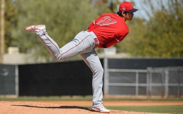 【MLB】大谷翔平、今季初の実戦登板で最速161キロ　2回途中5奪三振3安打1失点